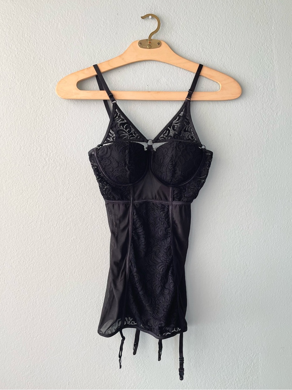 🌱5/$25🌱 Dreamgirl | Dark Temptation Black Witchy Lace Bodycon Lingerie Dress